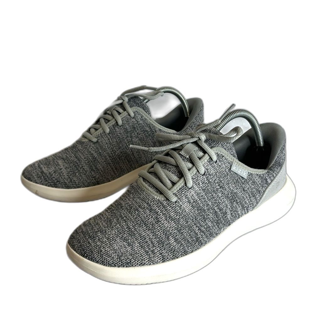 Kizik Madrid Eco Knit Slip On Hand Free Sneakers Gray Men’s Size 8.5 Womens 10